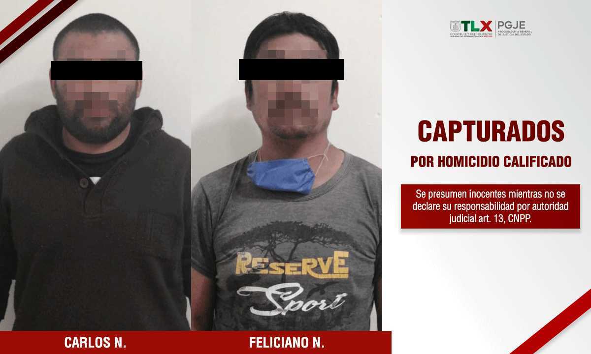 Captura PGJE a presuntos homicidas de un hombre en el Carmen Tequexquitla