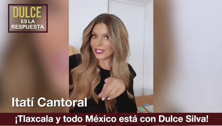 La ex presidiaria Dulce Silva utiliza a personajes famosos para promover su imagen