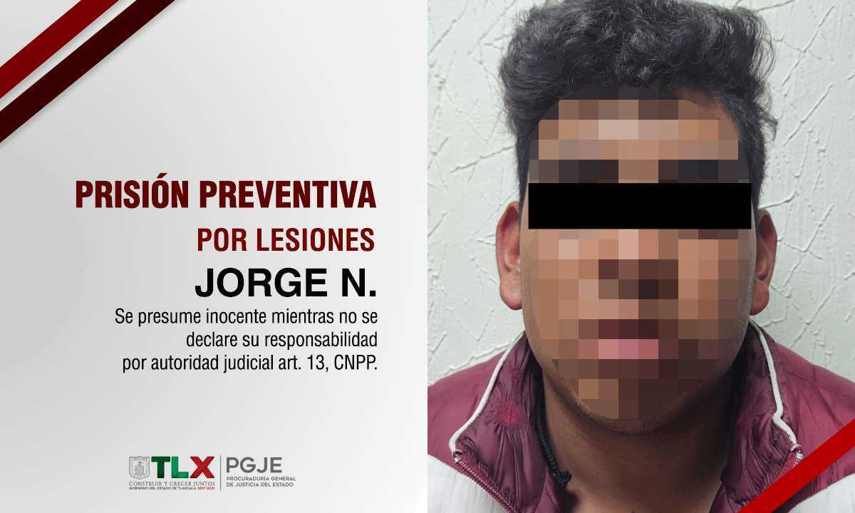 A prisión preventiva imputado que golpeó brutalmente a una mujer en Xaloztoc