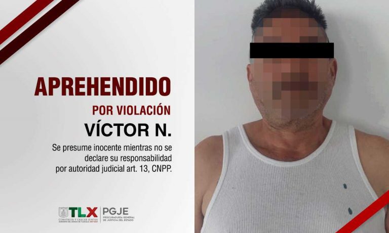 Aprehende PGJE a imputado por violación