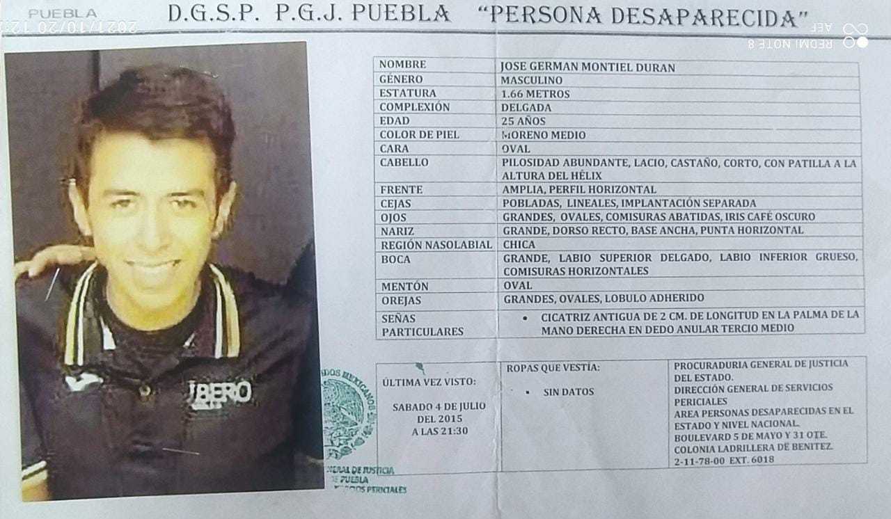 Alcalde de Huamantla se solidariza con mamá de joven desaparecido